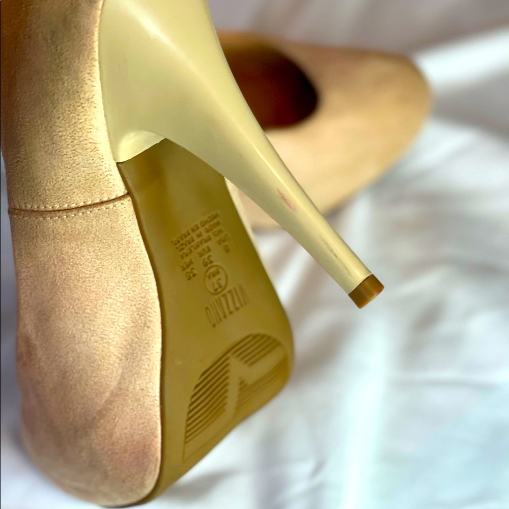 Tan Suede Pumps